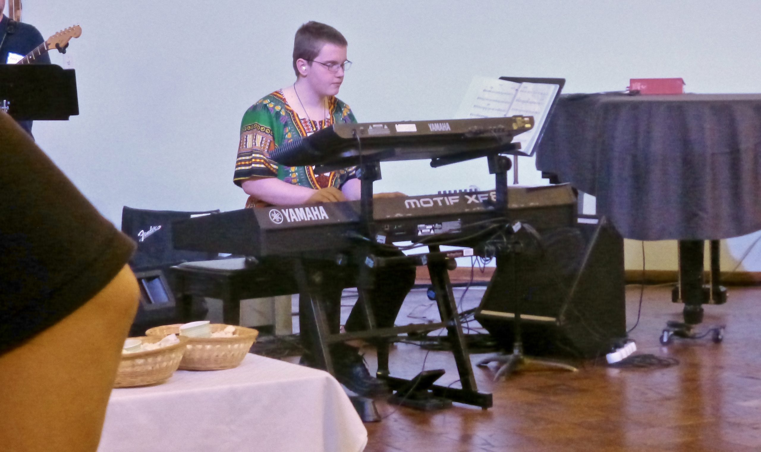 Max Thompson, keyboardist, band, worship team, church, forest lake, MN